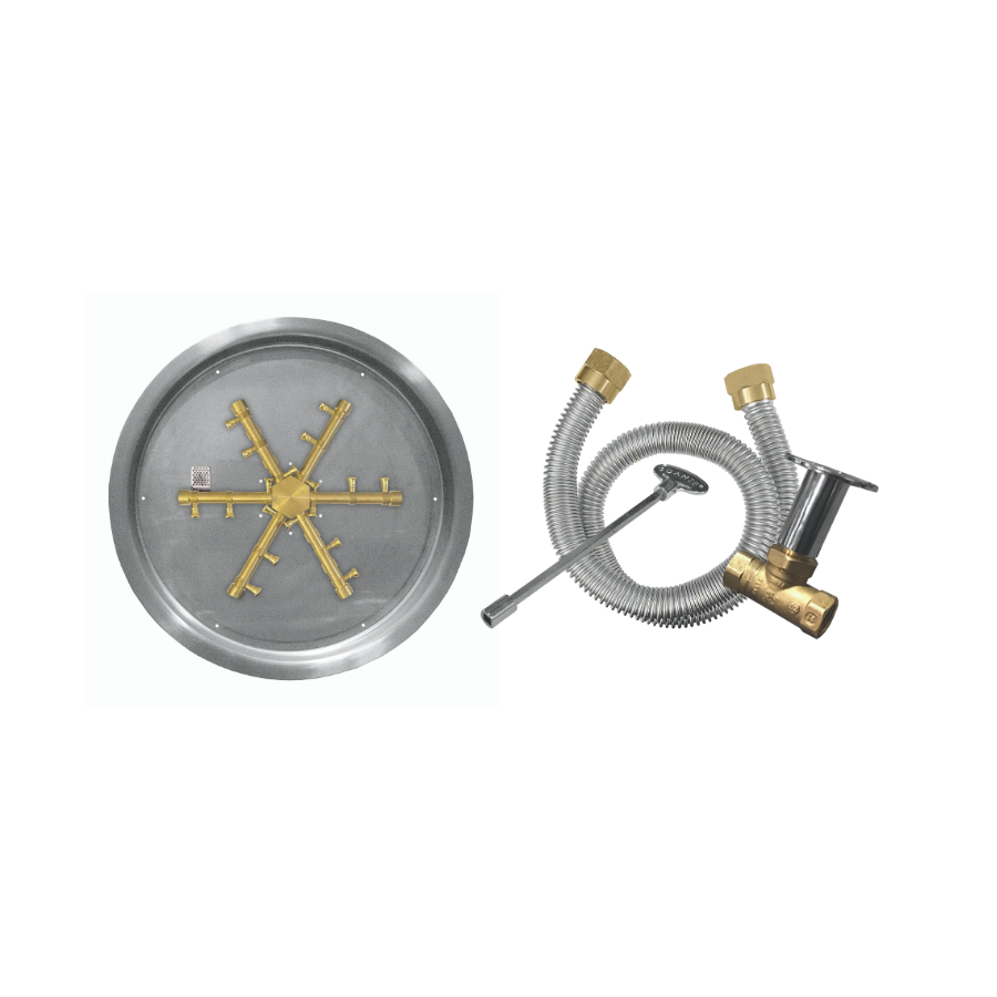 Firegear FPB-19RPSBR14MT-P 19-inch round drop-in propane Pro Burner system