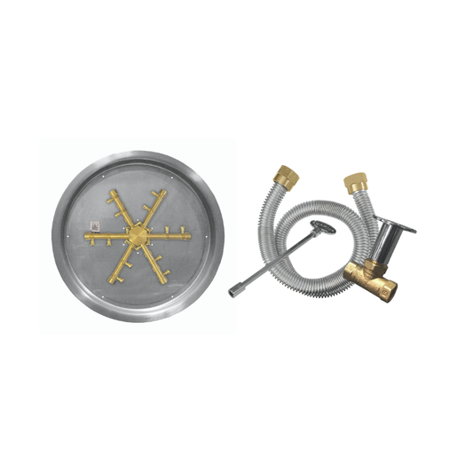 Firegear FPB-19RPSBR14MT-P 19-inch round drop-in propane Pro Burner system