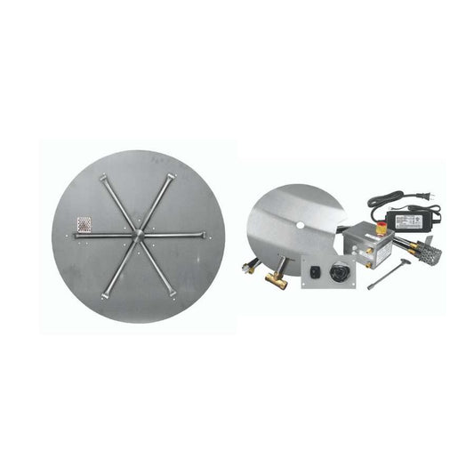 Firegear FPB-26DBSAWS-P 26-inch round flat propane AWS burner system