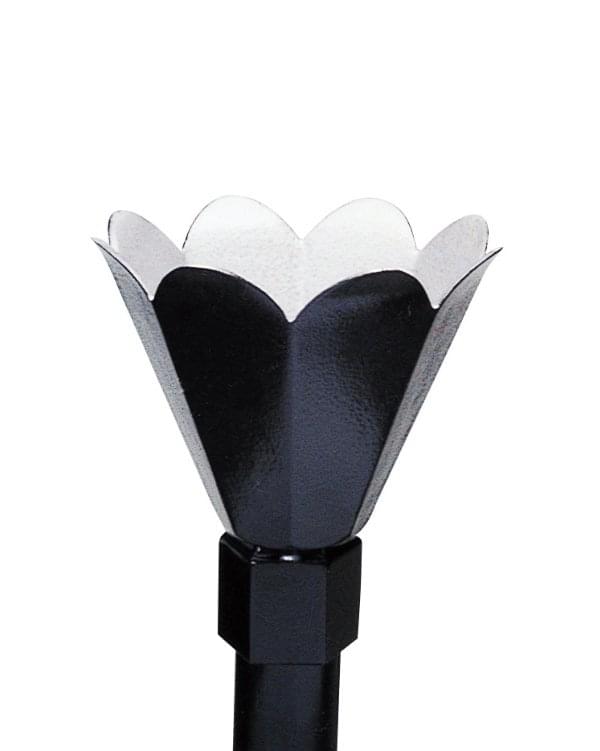 Everglow Flower Patio and Deck Torch Set, Black, Propane, model PFBL-P