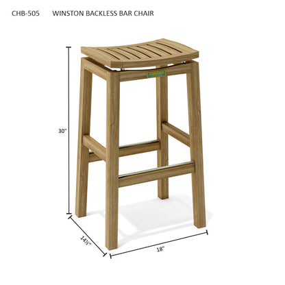 Anderson Teak Winston Bar Chair