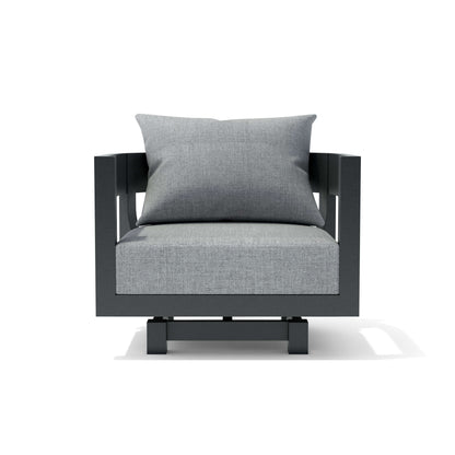 Anderson Teak Coronado Aluminum Swivel Armchair