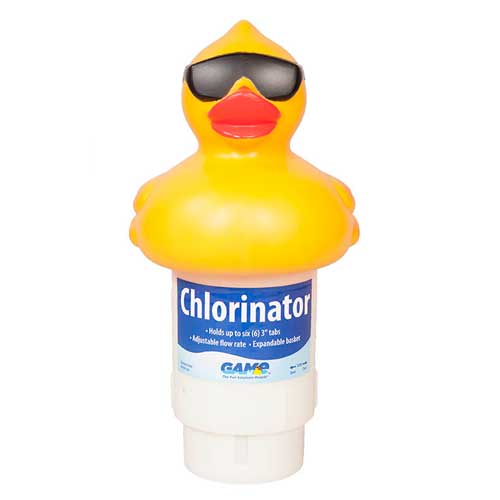 GAME Derby Duck Floating Pool Chlorinator, model 4002