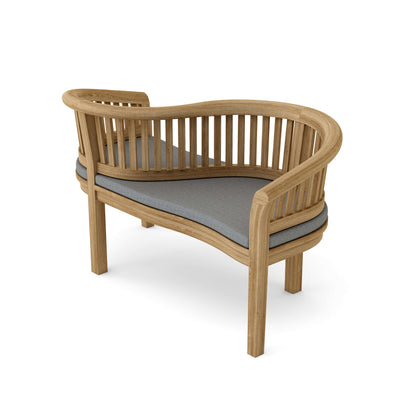 Anderson Teak Cushion for the Curve Love Seat 59"W 28"D 32"H