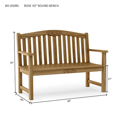 Anderson Teak Rose 50" Round Bench