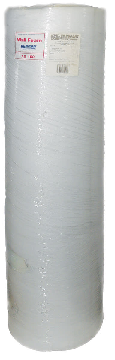Gladon Pool Wall Foam, 1/8 inch x 48 inch x 100 ft, 1.7 lb, model AG100