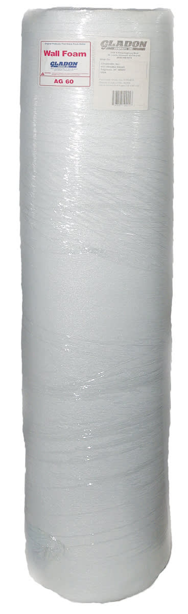 Gladon Pool Wall Foam, 1/8 inch x 48 inch x 60 ft, 1.7 lb, model AG60