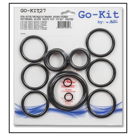 Aladdin GO-KIT27 universal slide valve kit for Sta-Rite Swimquip Baker