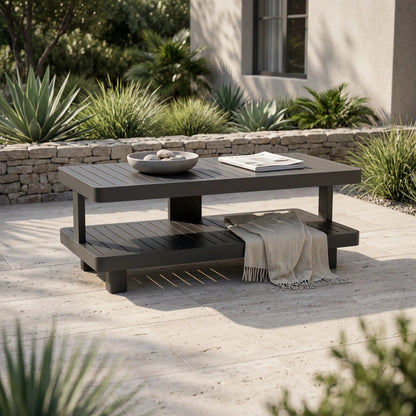 Anderson Teak Granada Aluminum Coffee Table