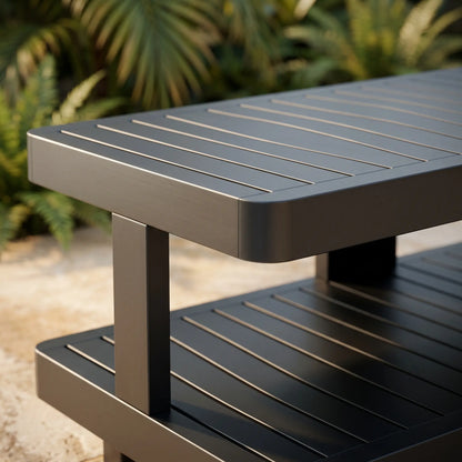 Anderson Teak Granada Aluminum Coffee Table
