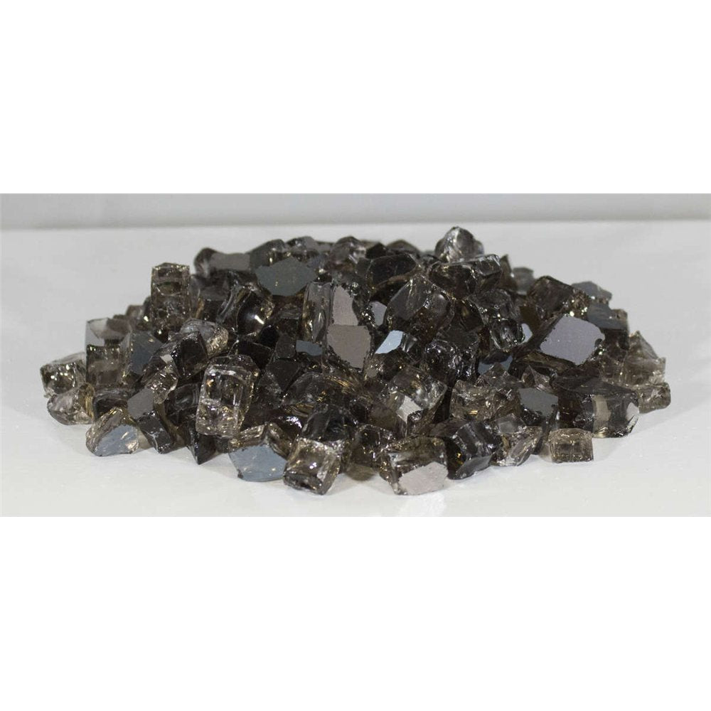 Firegear GRL-BRONZE-10 bronze reflective fire glass 1/2 to 3/4 inch 10 lb bag