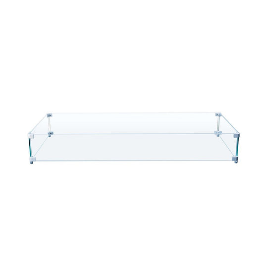 Firegear GWS-2917 29 x 17 inch linear tempered glass windshield