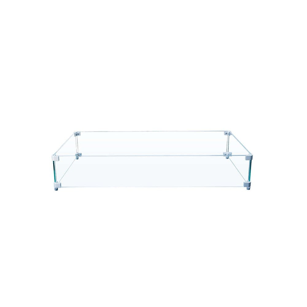 Firegear GWS-2424 24 x 24 square tempered glass windshield