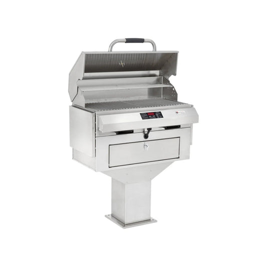 Electri-Chef Ruby Pedestal-Base Electric Grill, 32 inch, Single Temperature Control, model 4400-EC-448-PB-S-32