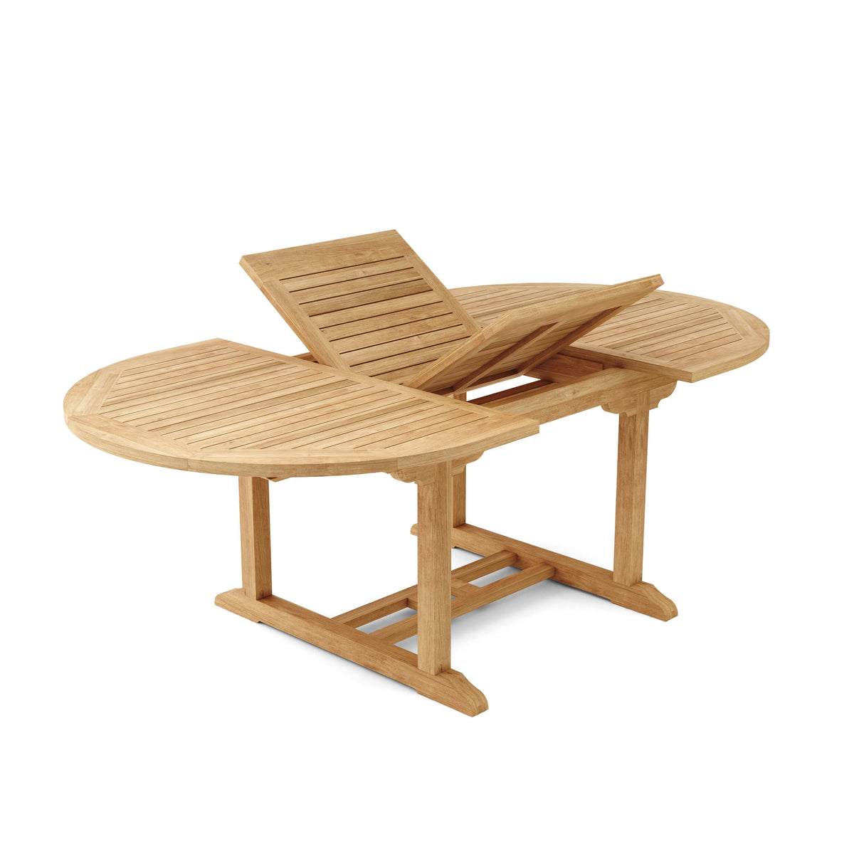 Anderson Teak Bahama Sahara Side Chair 7-Piece 87" Oval Dining Set