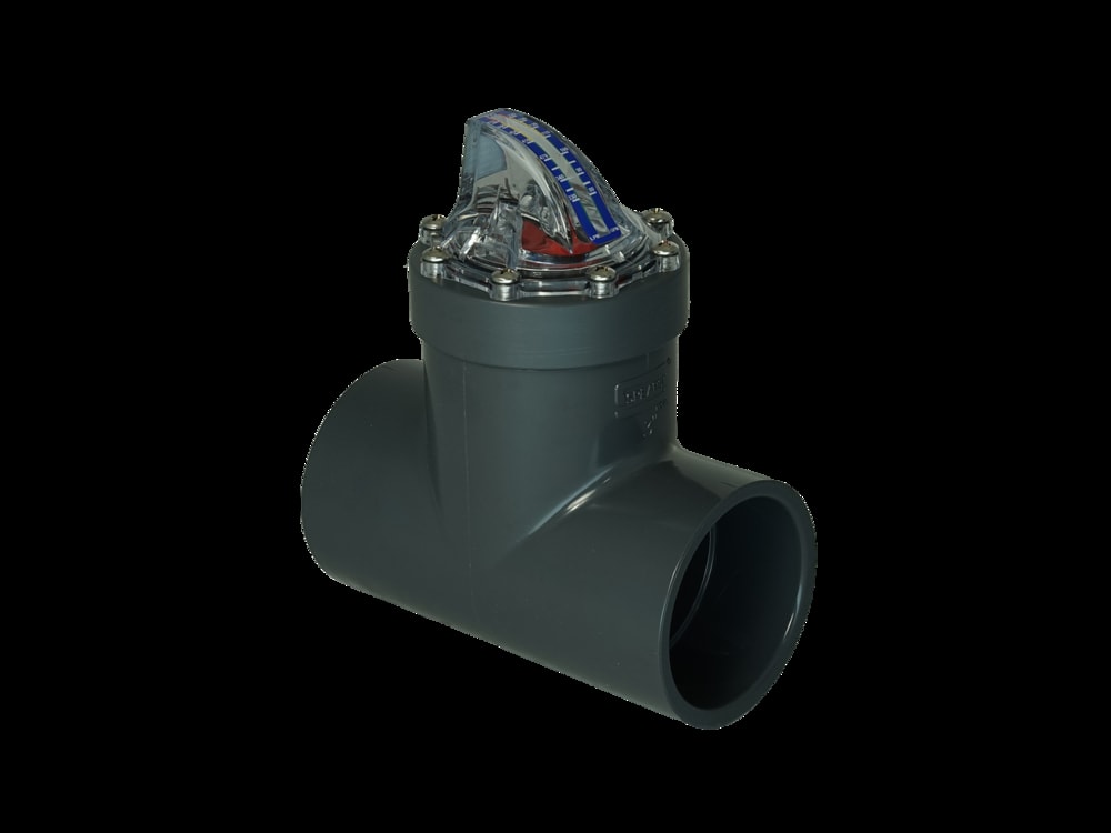 H2Flow Flowmeter Pipe with Tee, 3 inch, Schedule 80, model FV-3