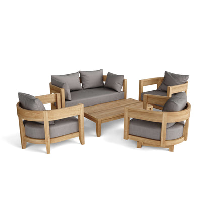 Anderson Teak Coronado 5-Piece Deep Seating Set