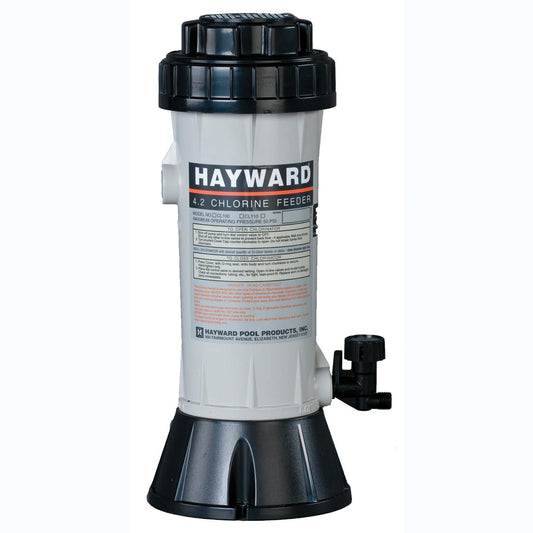 Hayward Automatic Chemical Feeder, In-Line, Above-Ground, 1-1/2 inch FIP, 4.2 lb Capacity, model CL110ABG
