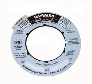 Hayward Label Plate, model SPX0715G