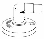 Hayward Skim-Vac Combo Elbow, model SP11041