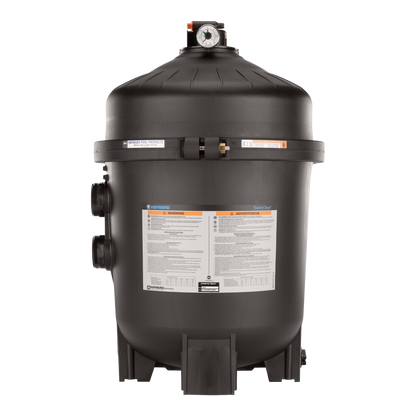 Hayward SwimClear C3030 multi element cartridge pool filter, 325 square feet, front view