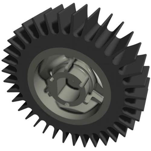 Hayward Wheel and Rim with Tire for SharkVac, model RCX97449