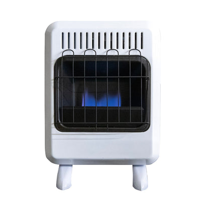 Heatstar Vent Free Blue Flame Heater, 10,000 BTU, Propane, with Thermostat, model HSSVFBF10LPT