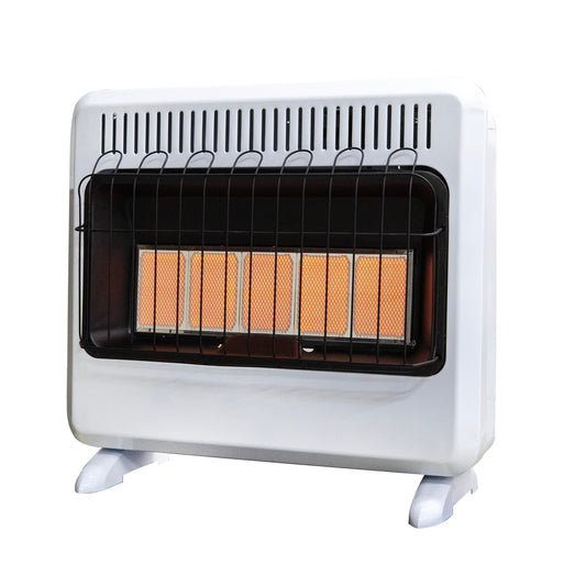 Heatstar vent free radiant natural gas heater, 30,000 BTU, with thermostat, HSSVFRD30NGBT