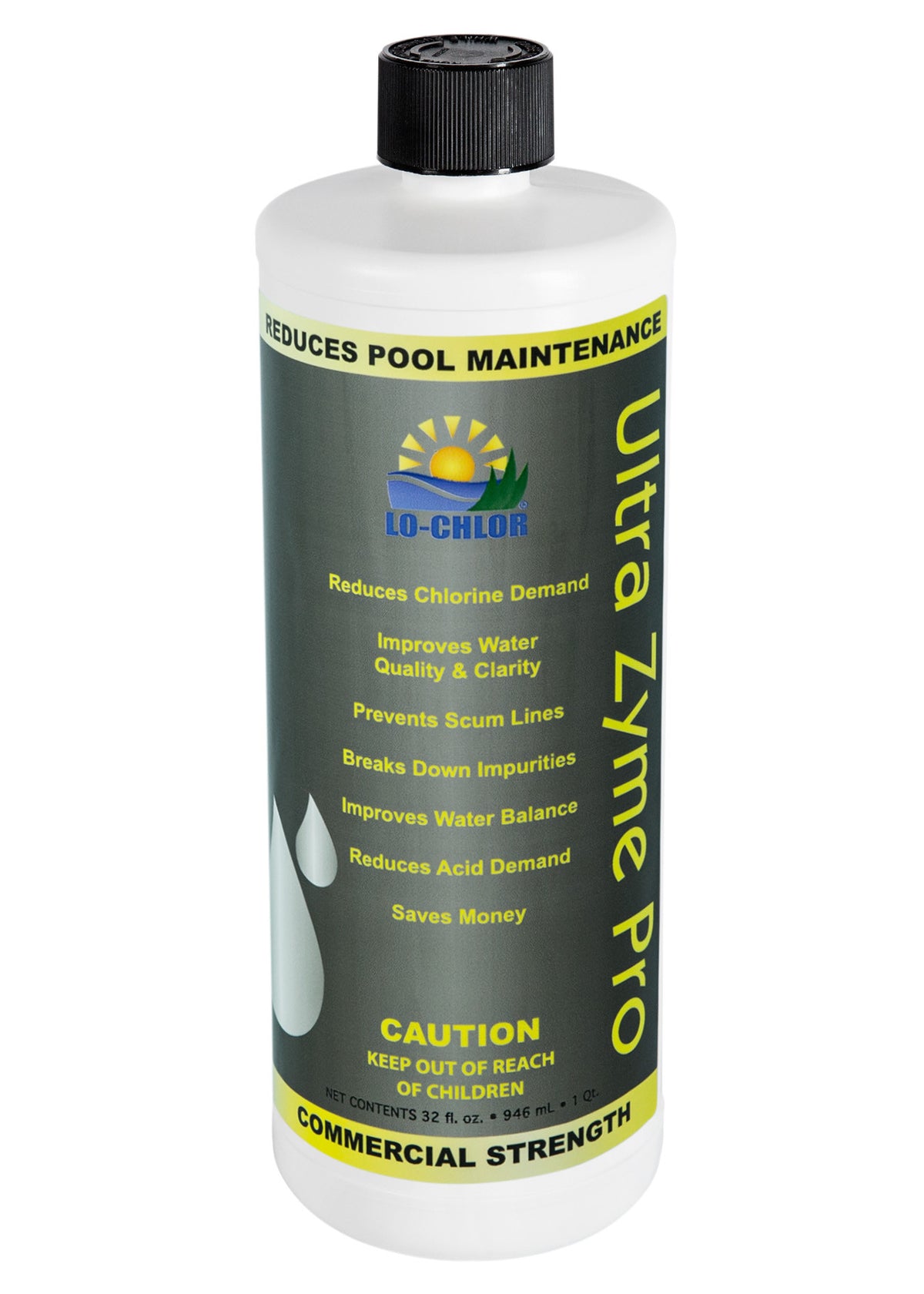 Lo-Chlor Ultra Zyme Pro Concentrated Enzyme, Quart