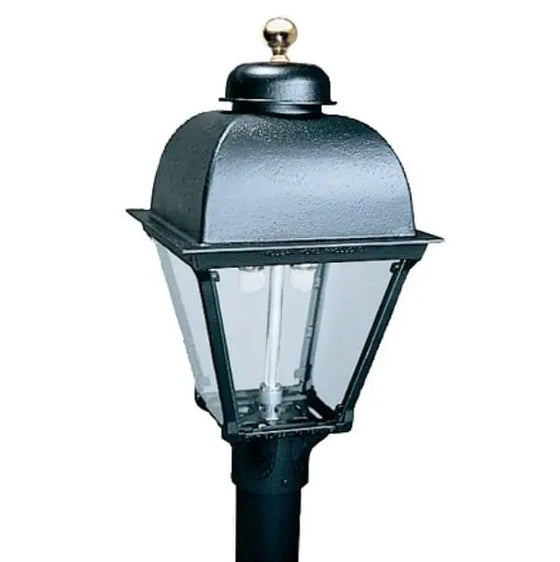 Everglow HJ3A cast aluminum gas lamp head, black