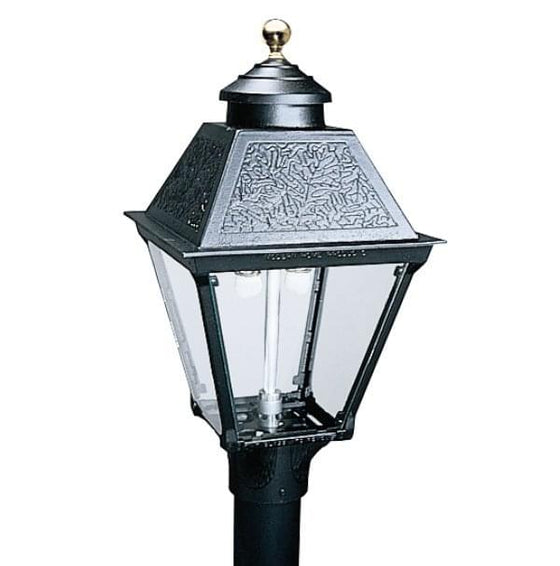 Everglow HK1A cast aluminum gas lamp head, black