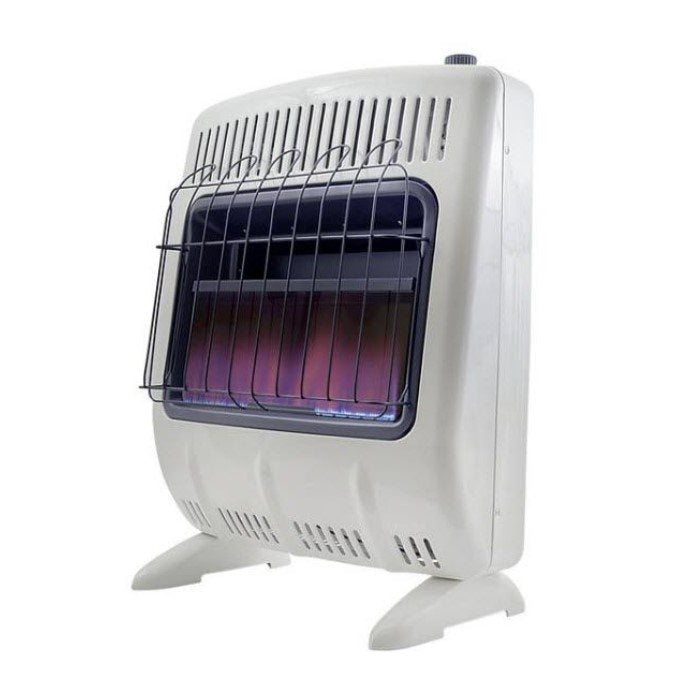 Heatstar HSSVFBF30LPBT 30,000 BTU propane vent free blue flame heater with thermostat