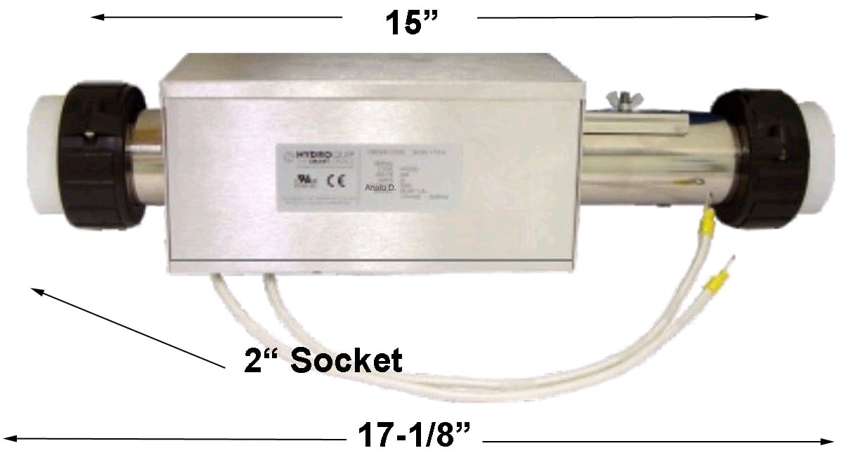 Hydro-Quip Spa Heater Assembly, XL, for Cal Spas, model 26-0011-7S-K