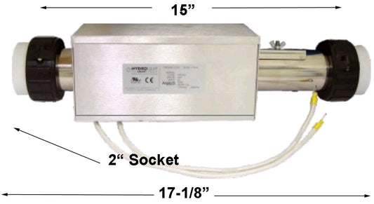 Hydro-Quip Spa Heater Assembly, XL, for Cal Spas, model 26-0011-7S-K