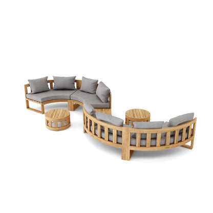 Anderson Teak Circular Modular Deep Seating Set