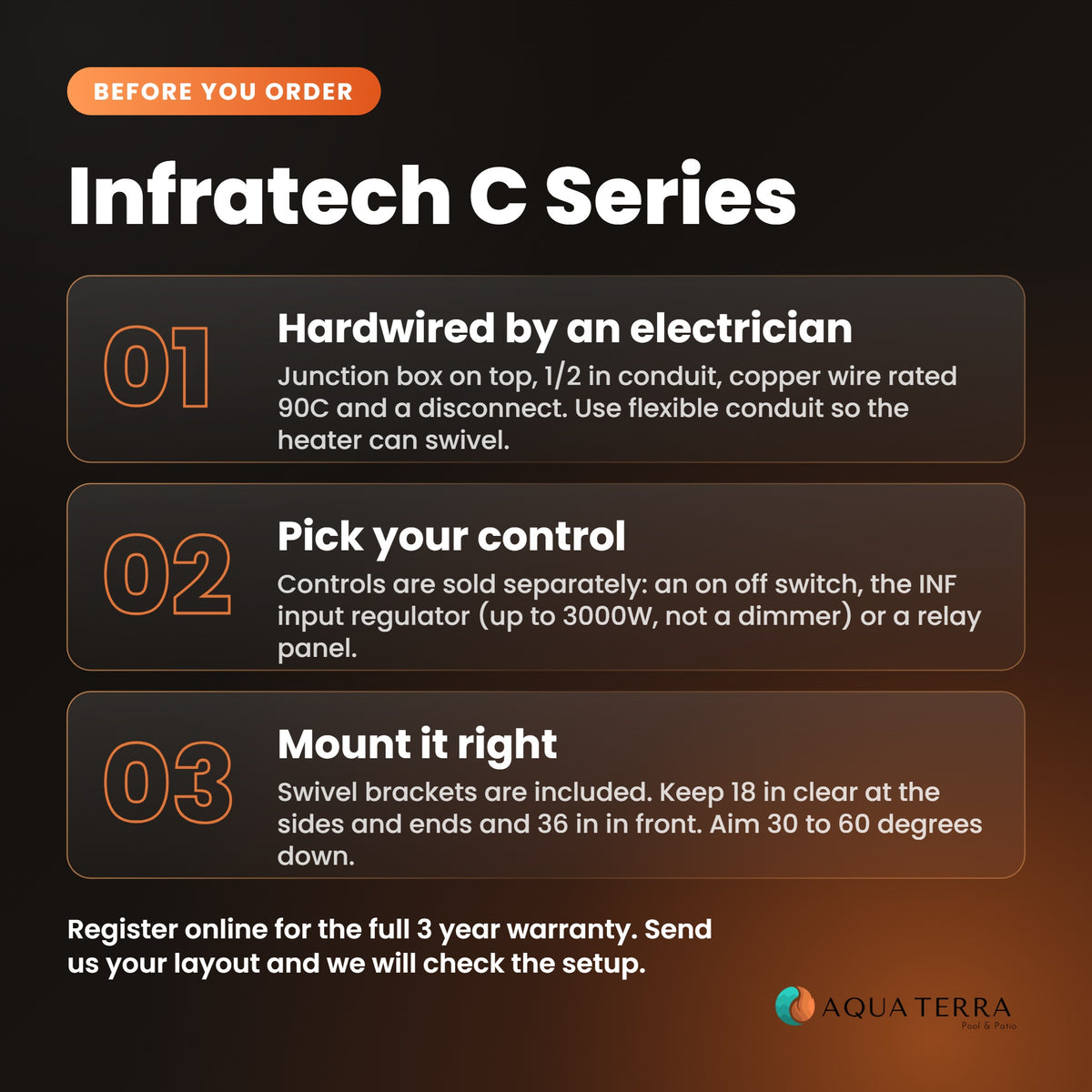 Infratech C Series heater what to know before you order