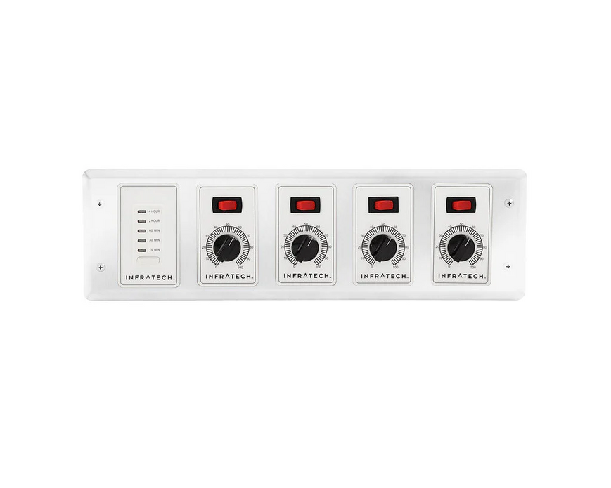 Infratech 4 Zone Analog Control with Digital Timer, model 30 4048