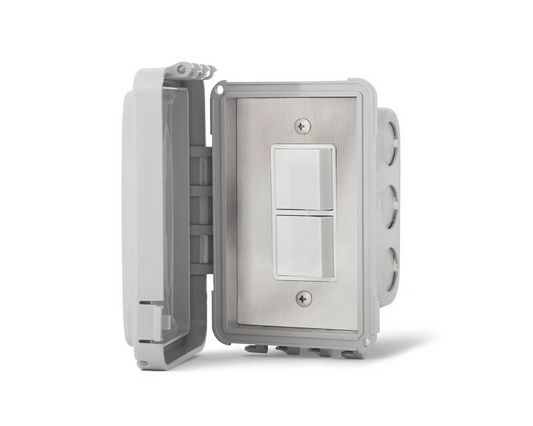 Infratech Single Duplex Switch Flush Mount and Gang Box, model 14 4310
