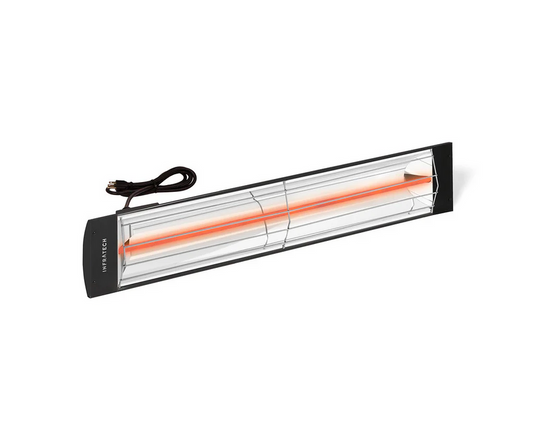 Infratech Single Element Garage Heater, 33 inch, 1,500W, 120V, Black, model C1512BL PLUG