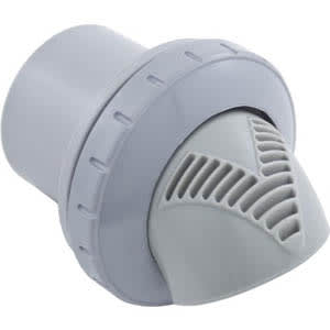 Infusion Venturi Inlet Fitting, 1-1/2 inch MPT, Light Gray, model VRFTHLG