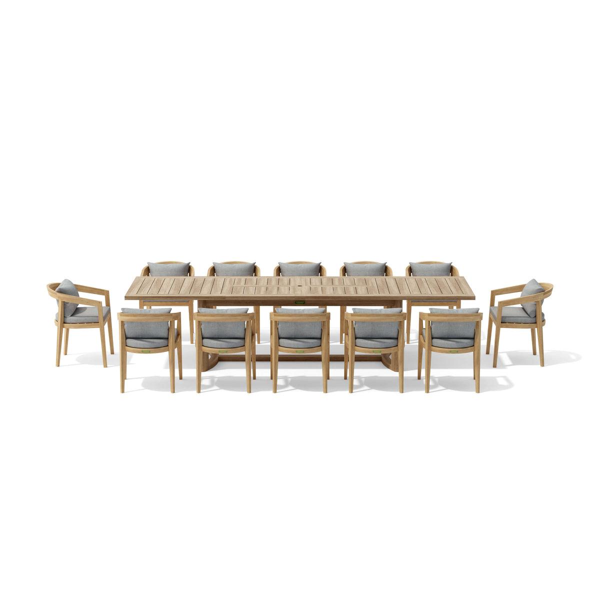 Anderson Teak Toscana 13-Piece Extension Table Set