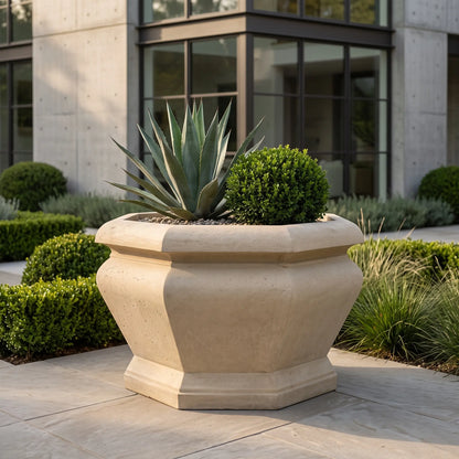 Anderson Teak Jardienere Large Octagonal Planter