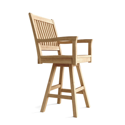 Anderson Teak Rialto Swivel Bar Armhair