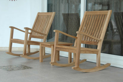 Anderson Teak Del-Amo Bahama 3-Piece Set with Square Side Table