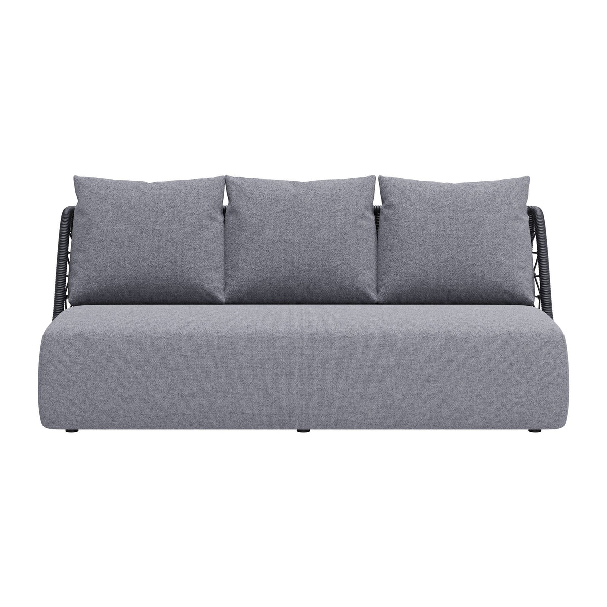 Mekan Outdoor Patio Sofa, Gray