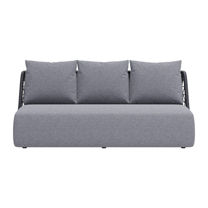 Mekan Outdoor Patio Sofa, Gray