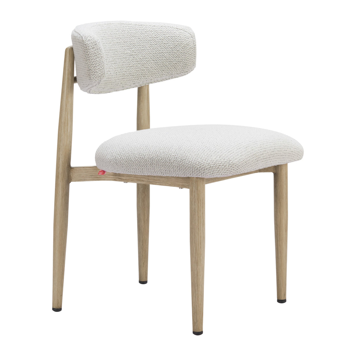 Bege Outdoor Patio Dining Chair, White