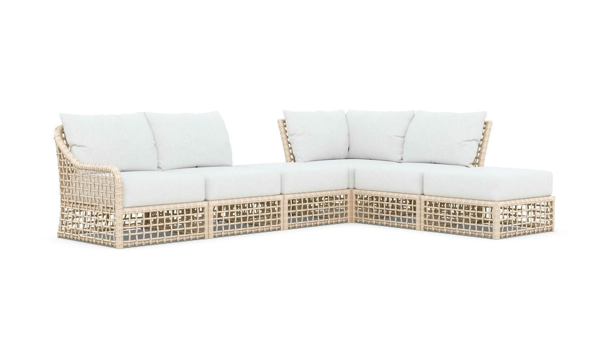 Kiawah Corner Chair, Almond