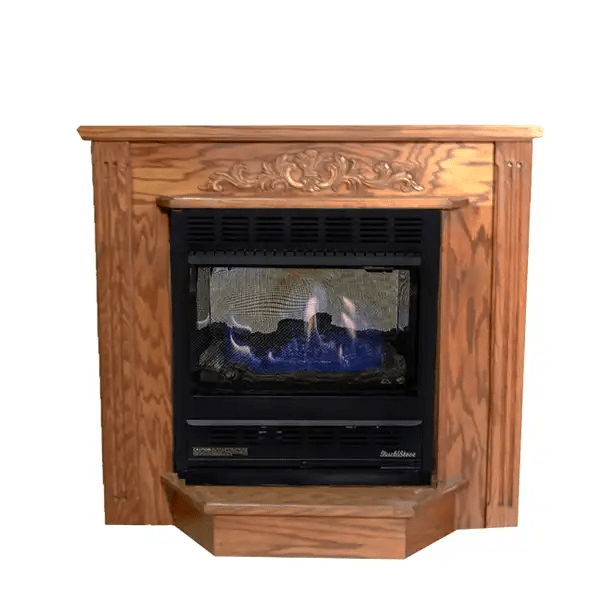 Buck Stove PA KDM1127LO deluxe light oak mantel