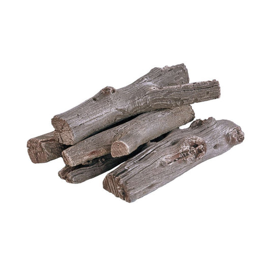Firegear Driftwood Warm Brown Concrete Log Set, 5-Piece | L-DW-3048